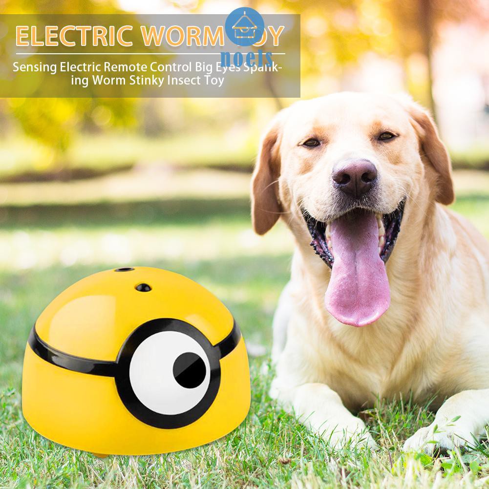 (Ready-Noel)Sensing Electric Remote Control Big Eyes Spanking Worm Stinky Insect Toy
