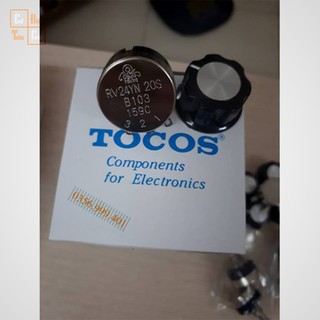 Biến trở tocos Biến trở xoay Chiết áp tocos  RV24YN 20S 1K 10K 100K 5k 50K 500K 2K 20K 200K Tocos B102 B103 B104