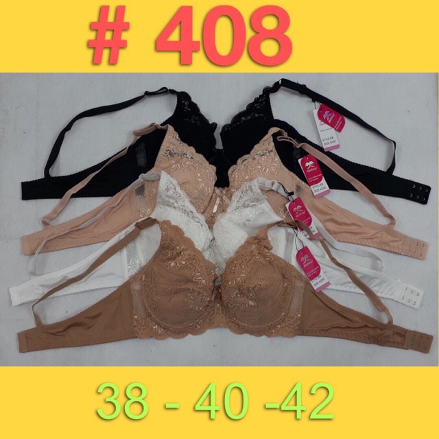 Áo ngực (408) gọng ren 2 móc form đại