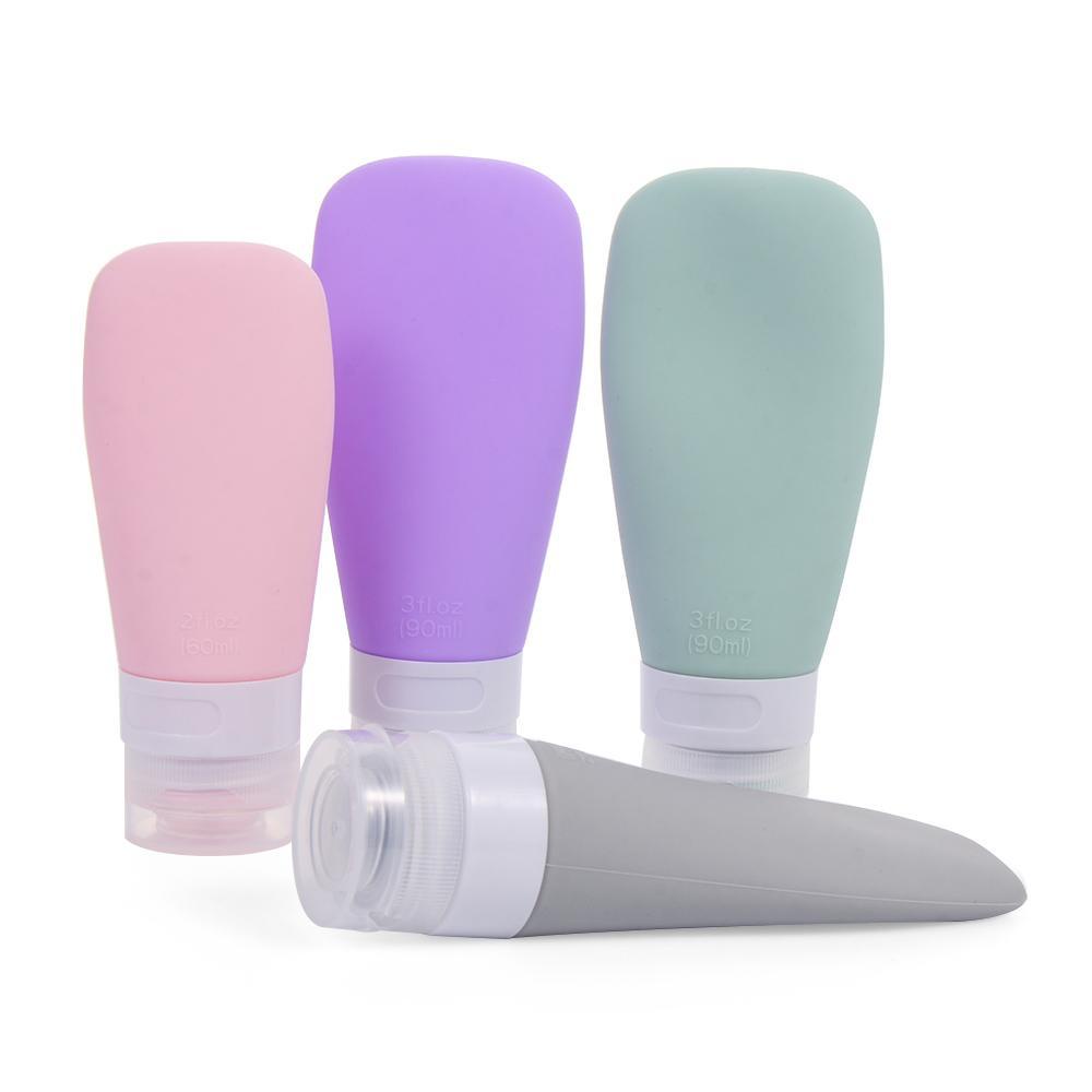 Chai Silicone Đựng Dầu Gội Tiện Lợi