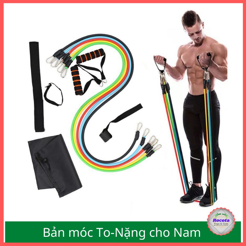 Dây ngũ sắc tập Gym đa năng