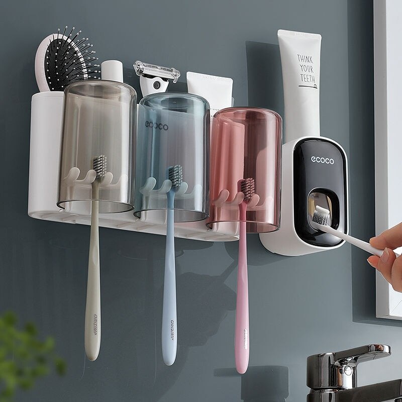 Giá Đỡ Bàn Chải Đánh Răng Không Cần Khoan