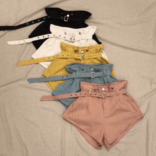 Quần đùi cạp cao