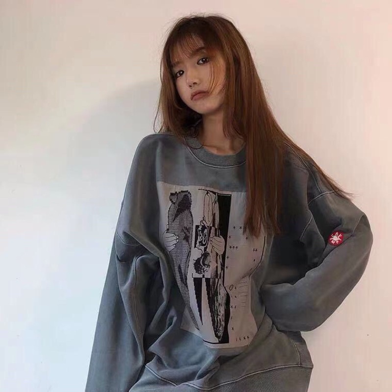 [SIÊU HÓT]  ÁO SWEATER UNISEX Freesize , Áo Nỉ Thụng Tay Phồng (Hàng Có Sẵn , Ảnh Thật)