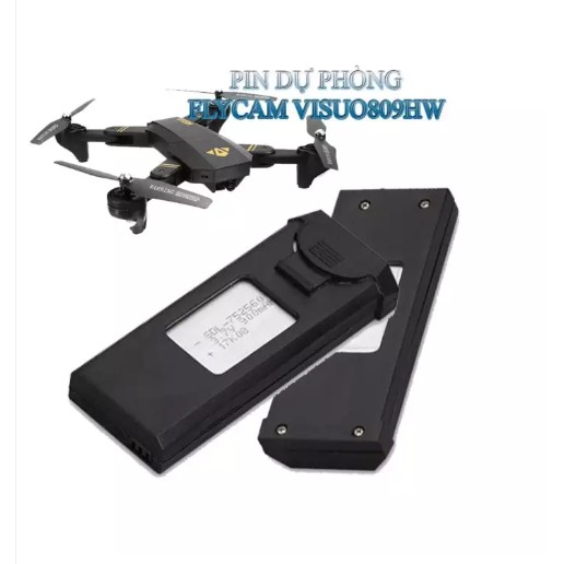 Pin FLYCAM Visuo XS809 / XS809HW 3.7v 900mAh