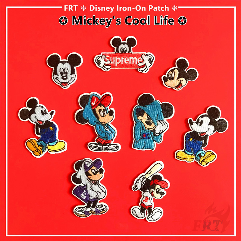 1 Huy Hiệu Vải Hình Chuột Mickey