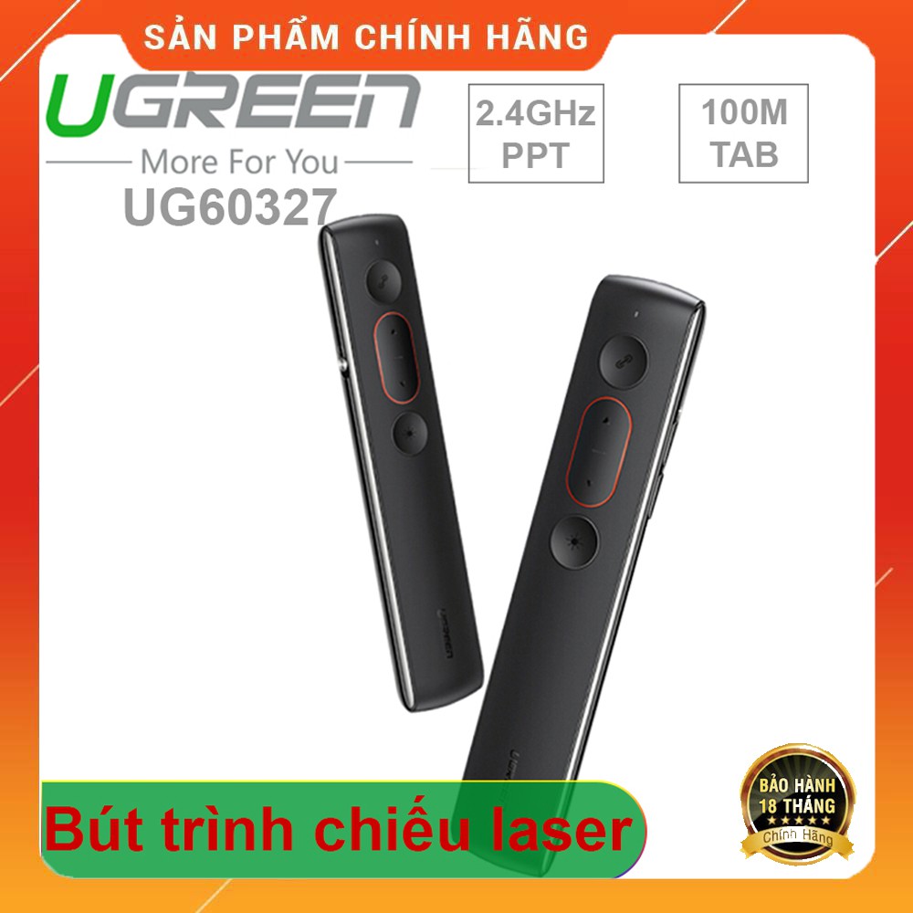 Ugreen 60327 - Bút trình chiếu Laser Khoảng cách sử dụng tới 100m