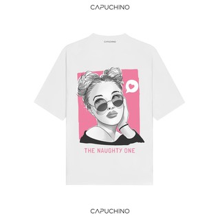 Hot - áo phông nữ cổ tròn chất liệu cotton in hình cô gái siêu đẹp