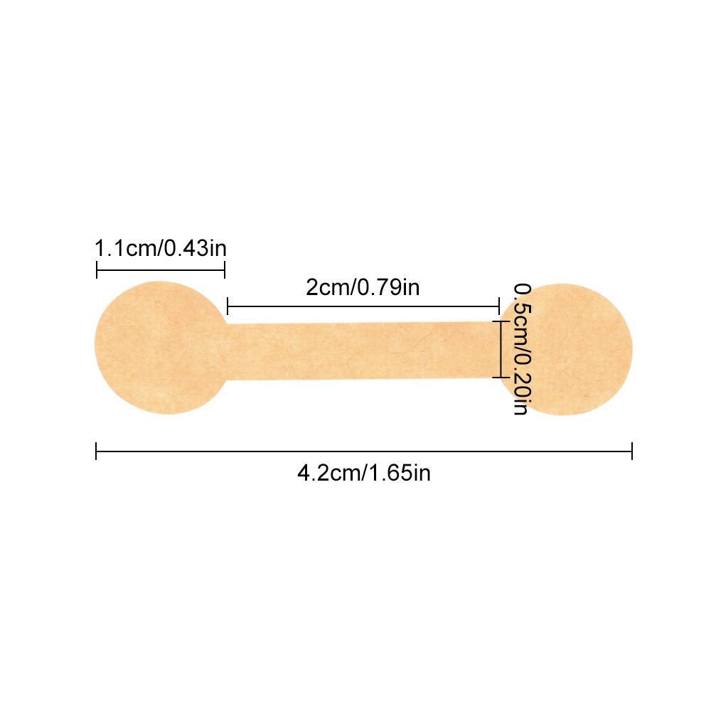 Set 500 Thẻ Giấy Kraft Nhỏ Gọn Treo Vòng Tay Trang Sức