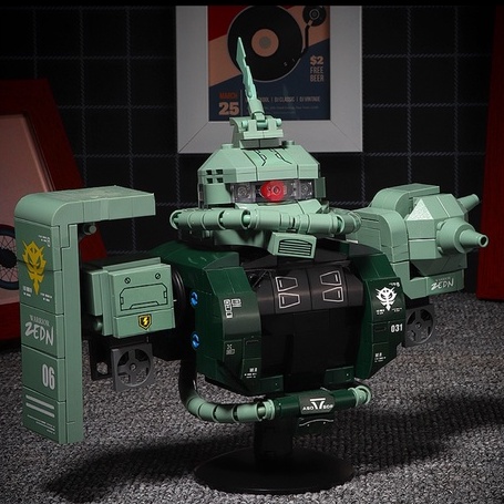 Mô hình Lego Gundam bán thân Zaku Unicorn Dinggao SY