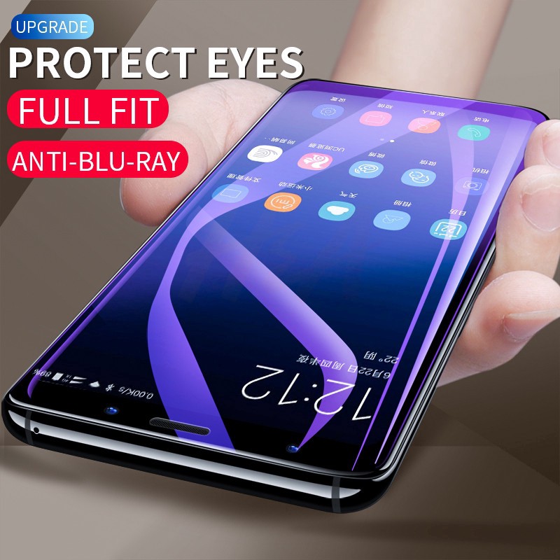 Miếng dán hydrogel màu tím nhạt chống trầy xước cho Samsung S9 S8 Plus Note 8 9 10 Samsung S10 Plus