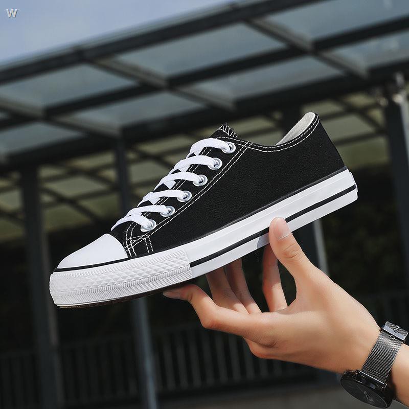 Giày thể thao Canvas cổ thấp phong cách Retro cho nam sinh | BigBuy360 - bigbuy360.vn