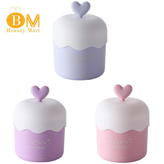 Bình tạo bọt sữa rửa mặt màu xanh dương