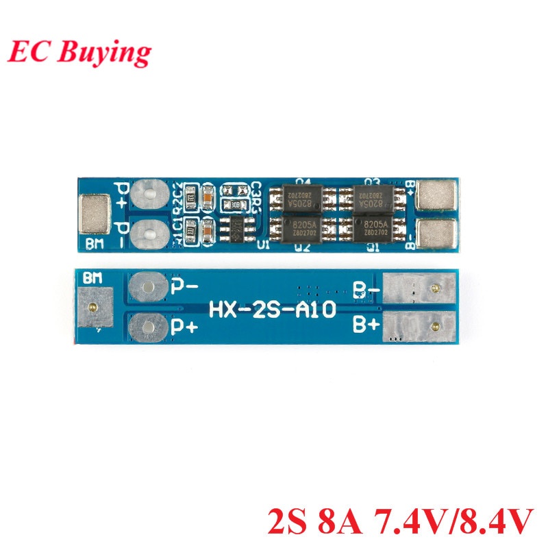 Bảng Mạch Sạc Pin PCB BMS 2S 3S 4S 18650 8A/10A 7.4V 8.4V 12.6V 16.8V