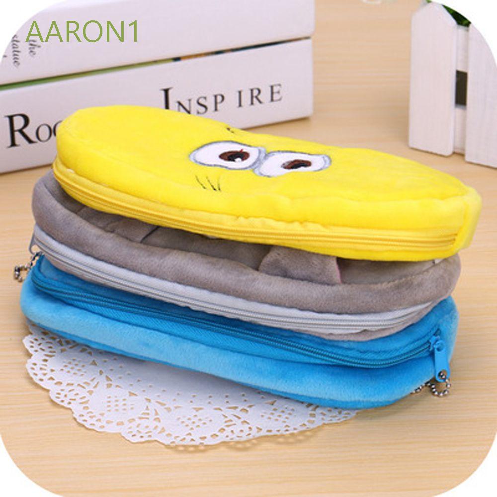 Aaron1 Túi Đựng Bút Hình Thú Nhồi Bông Dễ Thương
