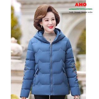 ÁO KHOÁC TRUNG NIÊN SIÊU NHẸ SIÊU ẤM CHO MẸ, phao siêu nhẹ