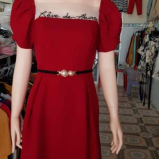 Đầm xòe tay phồng