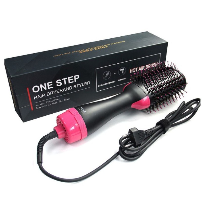 Lược điện - Lược chải tóc đa năng ONE STEP - duỗi thằng - uốn cúp - phồng tóc 3in1 - Dụng cụ làm tóc.