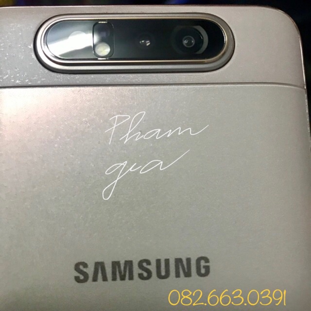 Samsung Galaxy A80 - Kính cường lực Full/ Nano dẻo /Cường lực Camera (có video)