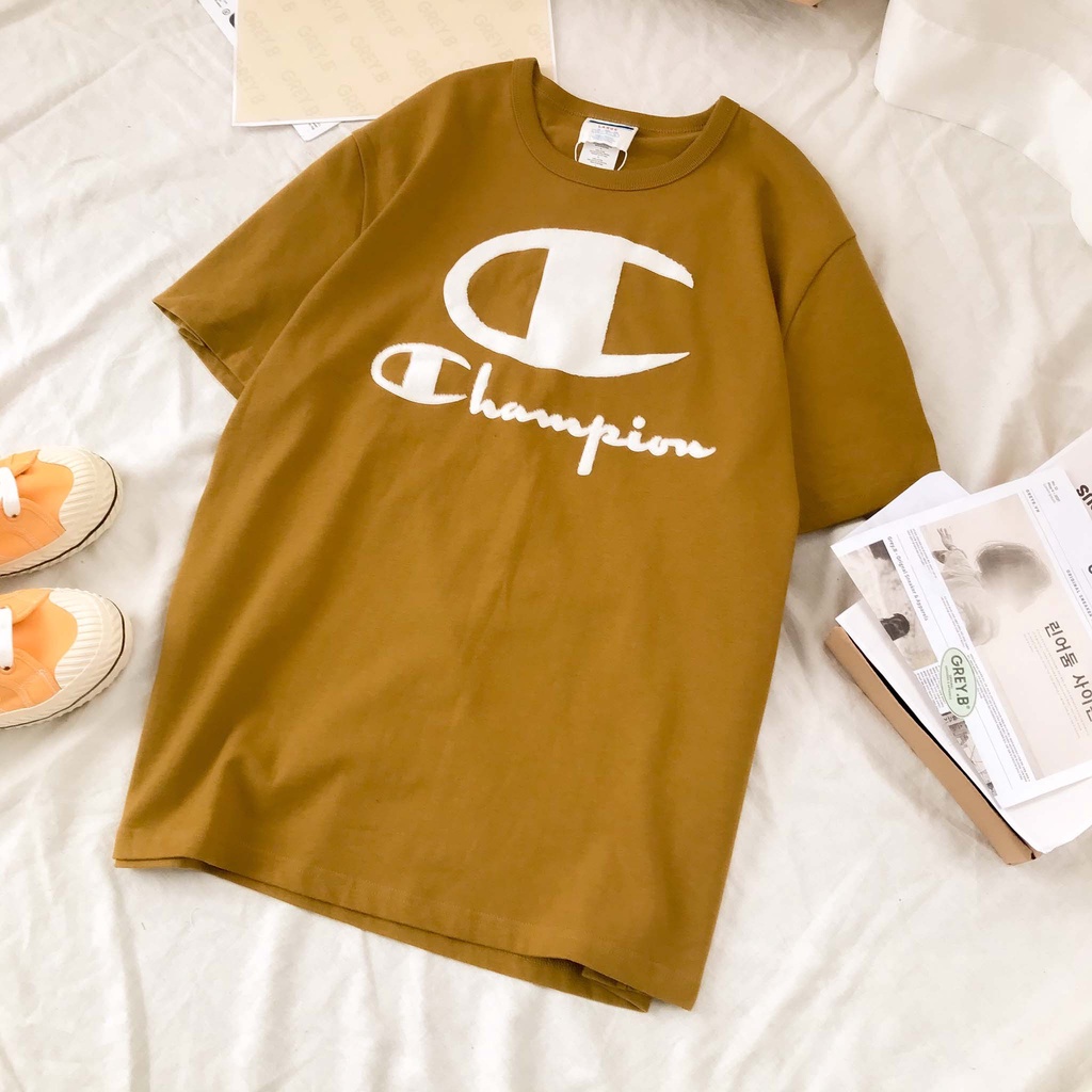 Áo Thun Cham.pion In Logo Phong Cách Hàn Quốc | BigBuy360 - bigbuy360.vn