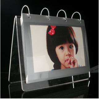 Kệ treo lịch khung ảnh để bàn chữ A mica trong