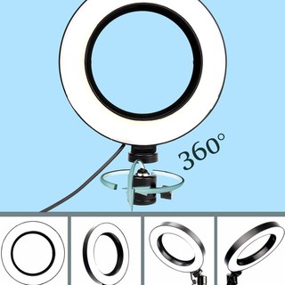 Đèn led tròn dùng cho giá đỡ, tripod