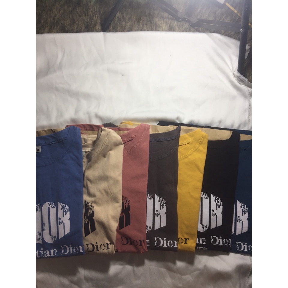 áo thun nam nữ in chữ dìo, áo phông unisex from rộng chất cottong mát mịn thấm hút mồ hôi cao