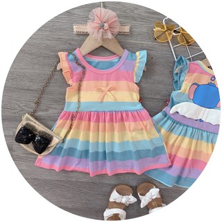 VÁY COTTON CẦU VỒNG QCCC