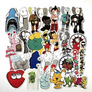 Sticker kaws set 60 cái ép lụa / hình dán kaws dễ thương