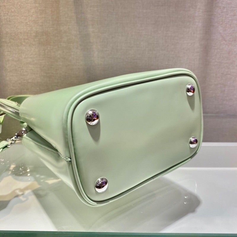 Túi xách tay nữ hai ngăn chính dây đeo bằng vải phụ kiện túi nhỏ prada