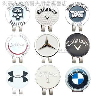 Phổ Biến✇☄Kẹp Đánh Dấu Vị Trí Bóng Golf PXG BMW Mercedes-Benz Màu Xanh Lá Kèm Móc Treo