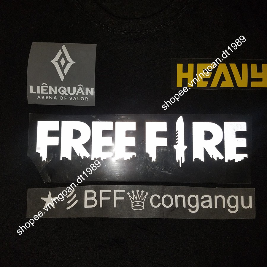 Decal Ép Áo-Tên-ID-Quân Đoàn Theo Yêu Cầu - Dùng Bàn Ủi  Hoặc Máy Ép Vào Áo