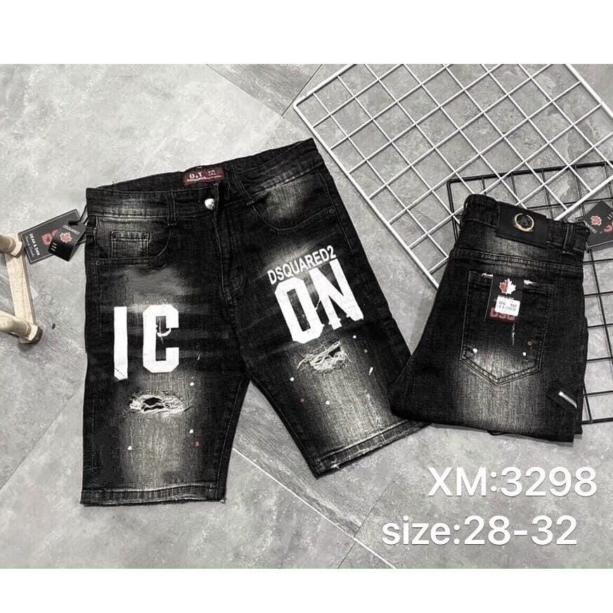 [Mã FAWEEKEND giảm 10K đơn 50K] Quần Short Nam Rách chất liệu jean cao cấp