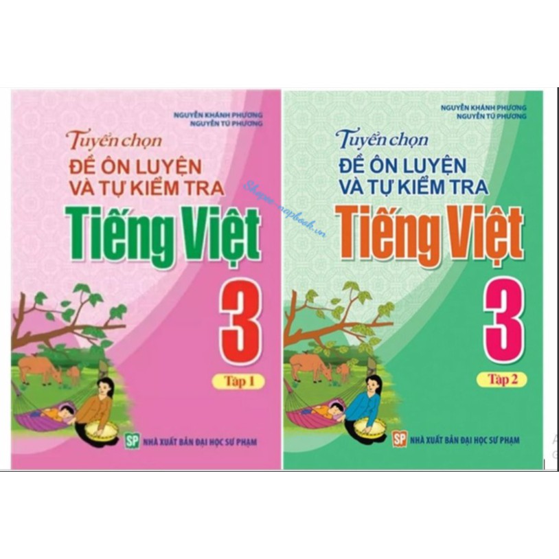 Sách - Tuyển Chọn Đề Ôn Luyện Và Tự Kiểm Tra Tiếng Việt Lớp 3 Tập 1 + Tập 2