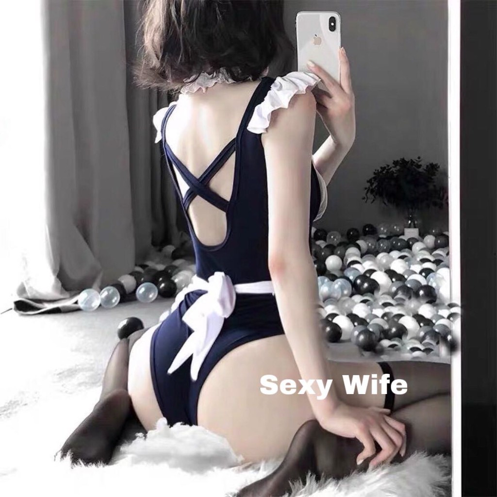 Váy ngủ Cosplay FREE SHIP Cô giúp việc cần mẫn