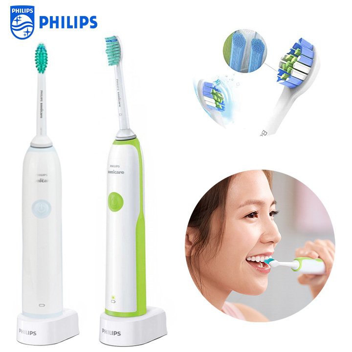 Bàn chải đánh răng điện thương hiệu Philips Sonicare HX3216 - HÀNG NHẬP KHẨU (Bảo hành 12 tháng)