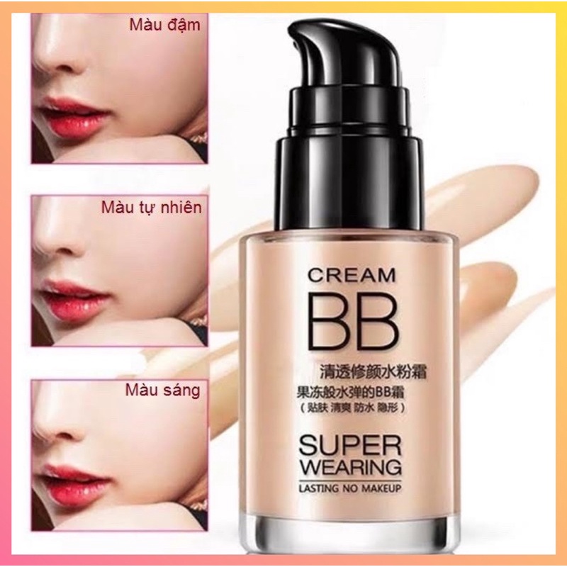 Kem BB Cream tạo lớp nền lâu trôi Bioaqua 30ml/Lọ che khuyết điểm màu tự nhiên