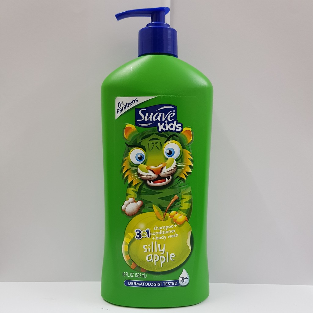 Tắm gội Suave Kids 532ml USA