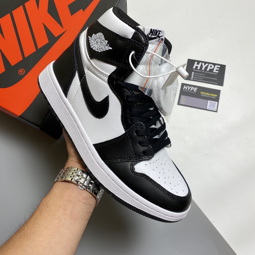Giày Jordan 1 High Black White  - Hype Sneaker | Phiên bản 1:1 chuẩn