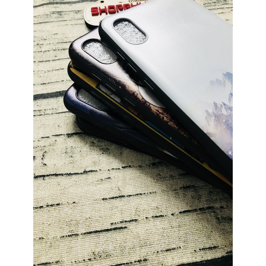 [Freeship toàn quốc từ 50k] ỐP LƯNG XIAOMI MI 8 PRO ỐP DẺO HÌNH CAO CẤP VIỀN ĐEN