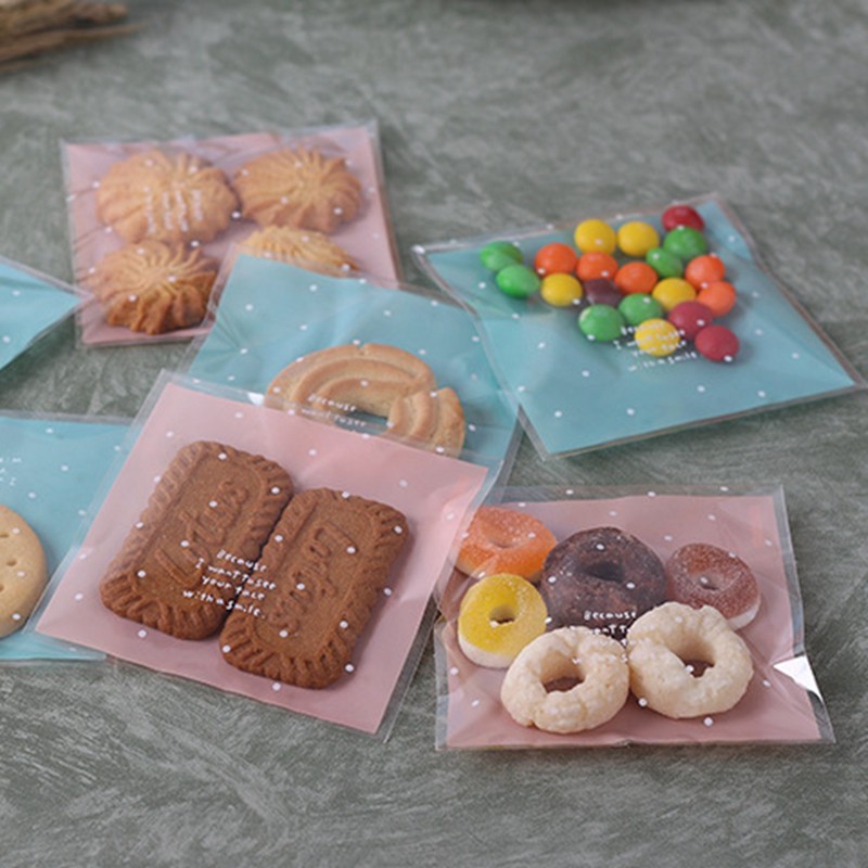 Set 100 Túi Đựng Bánh Kẹo Dễ Thương