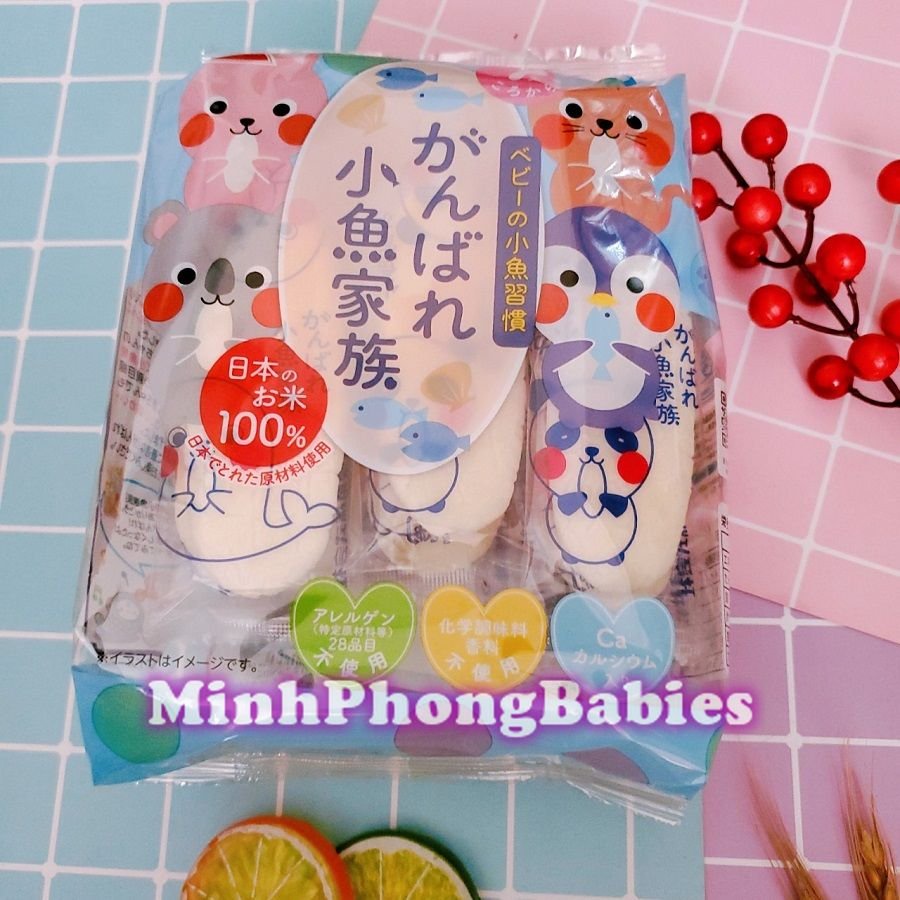 Bánh Gạo Tiểu Ngư Nhật Bản Cho Bé