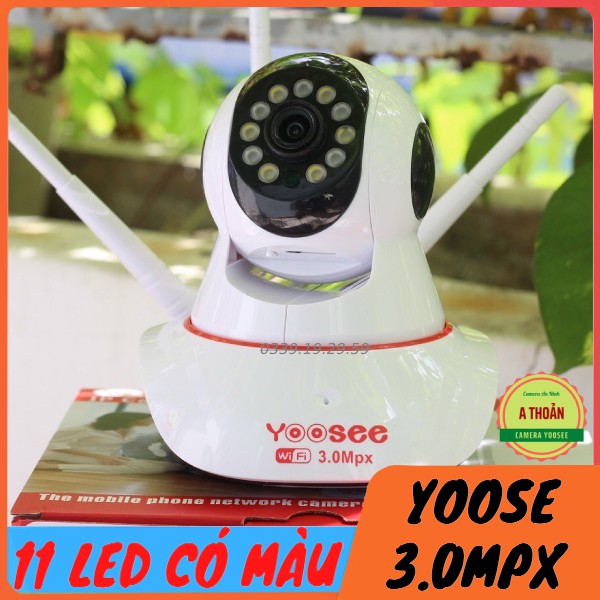 Camera IP Yoosee 3.0Mpx Kèm Thẻ 32GB Chất Lượng Tuyệt Đối-1296P Hình Ảnh Cực Rõ Nét Ngày Và Đêm
