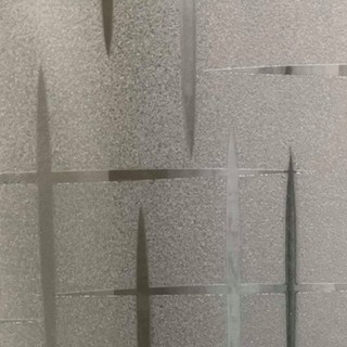Decal dán kính 3D Khổ 90cm cát mờ