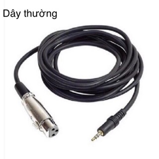 Dây mic thu âm chuẩn 3.5mm, chất liệu mềm mại, cho chất lượng âm thanh tuyệt hảo.