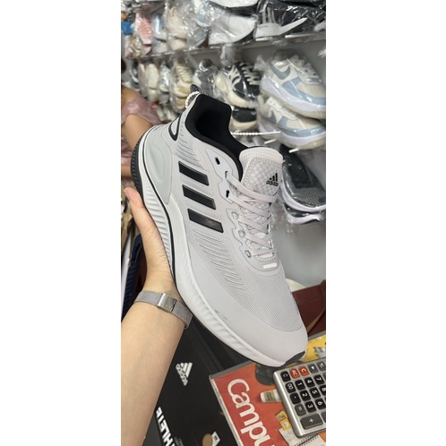 Giày sneaker alphamagma xám đen