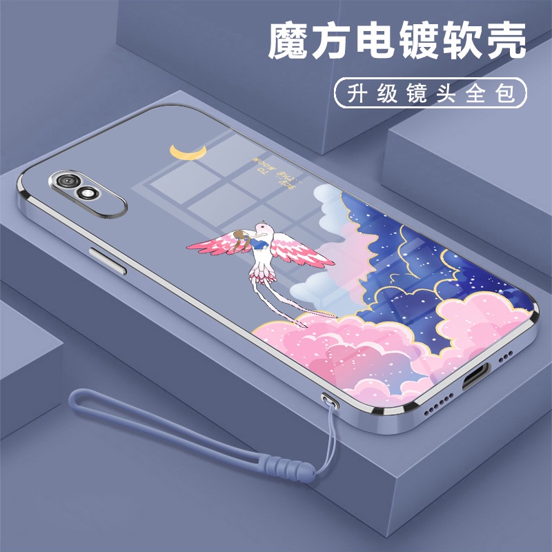 Ốp Điện Thoại Họa Tiết Cô Gái Dễ Thương Cho Redmi 9 Redmi 9A Redmi 9C Redmi 8 Redmi 8A Redmi 10C Redmi 10A