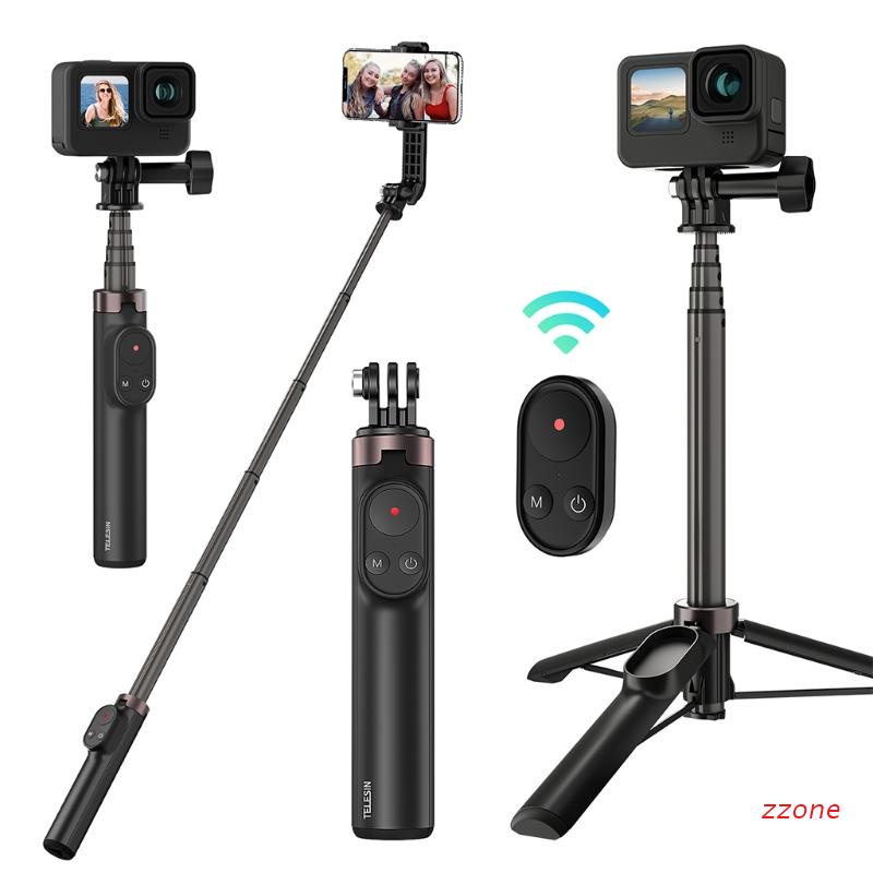 Gậy chụp ảnh tự sướng chuyên nghiệp có chân đứng cho Hero 10 9 8 Max
