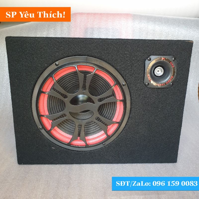 Combo mạch khuếch đại siêu trầm 12v và loa siêu trầm 16 hoặc 25