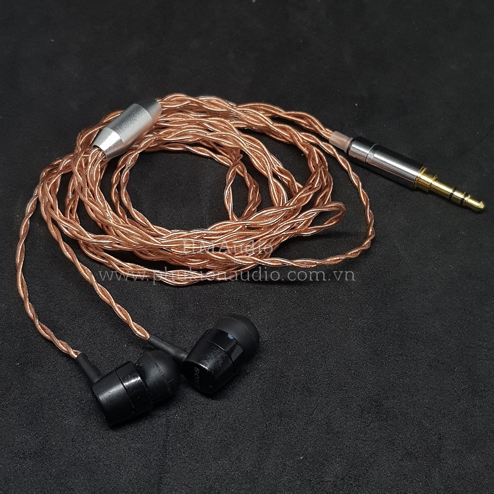 Dây tai nghe đồng OFC 1.0mm tết 4 - Connetor MMCX/ 2pin 0.78mm/ A2DC/ IM01/02/03/50/70